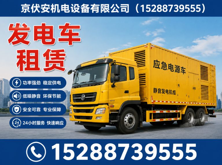 新乡发电车出租展示图